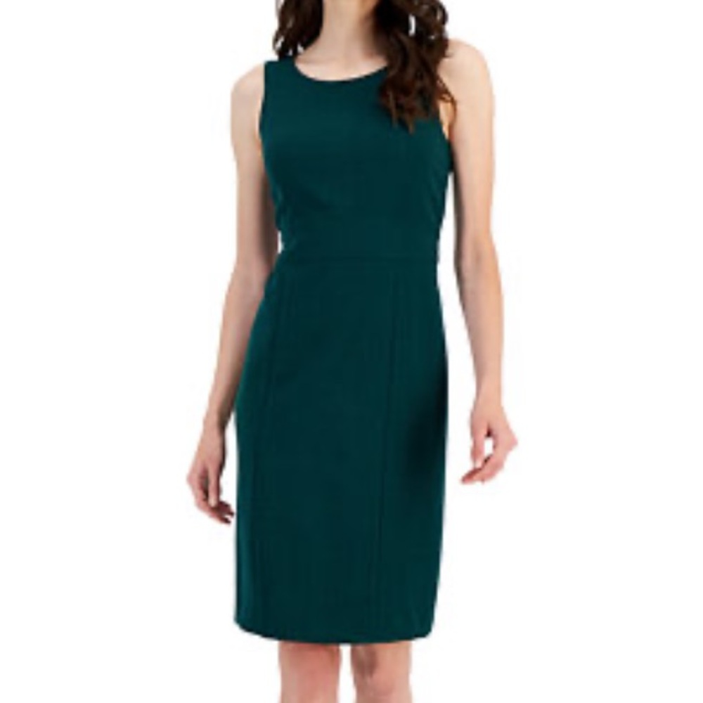 Massimo Dutti Shift Dress Size 6 in Green